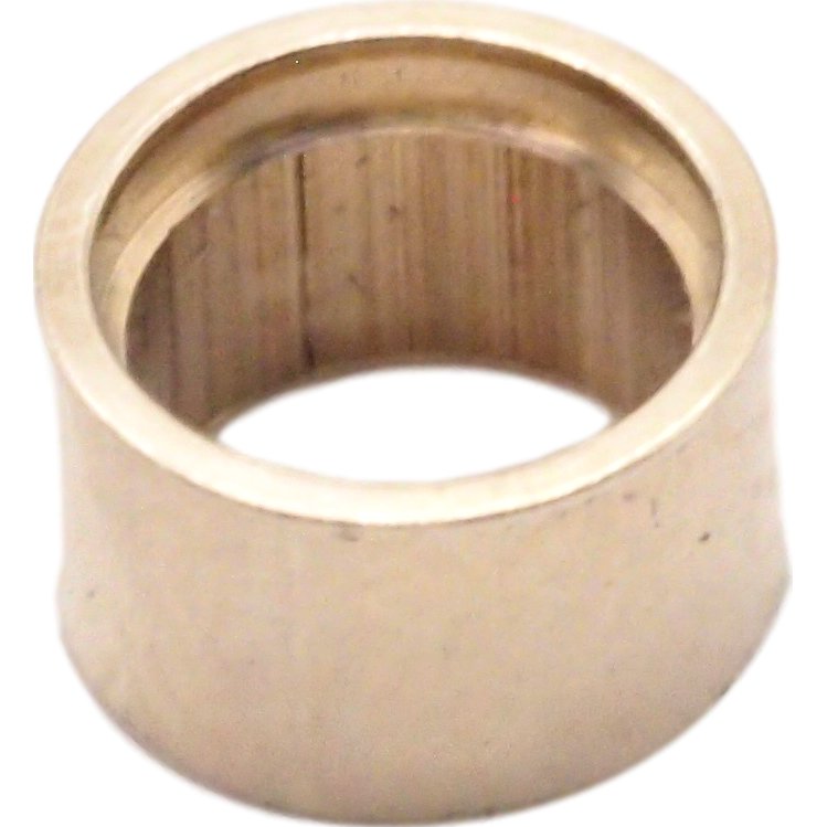 14K White Gold Round Straight Bezel Setting 0.33ct 4.4mm