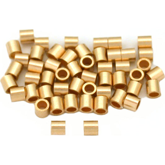 Crimp Beads Gold Filled 2mm 50Pcs