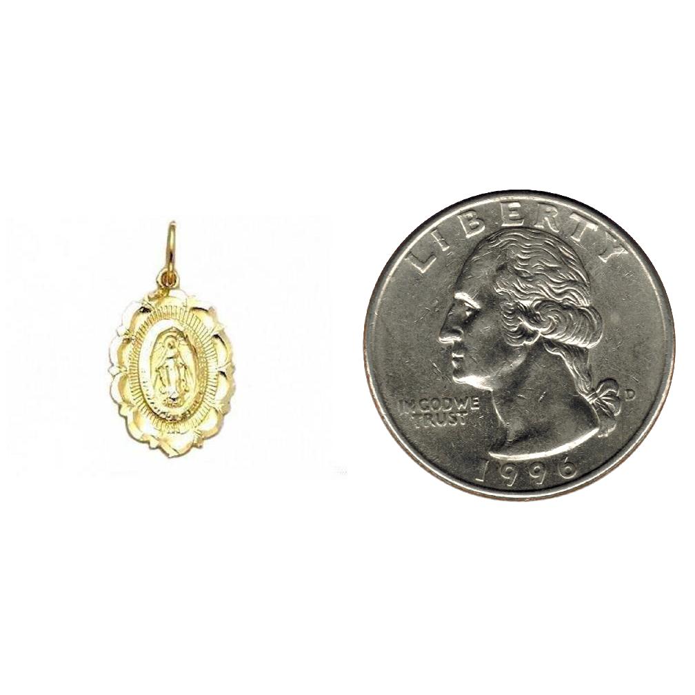 Miraculous Charm 14k Gold 24mm