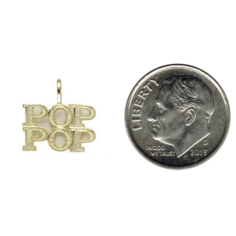 Pop Pop Charm 14k Gold 17mm