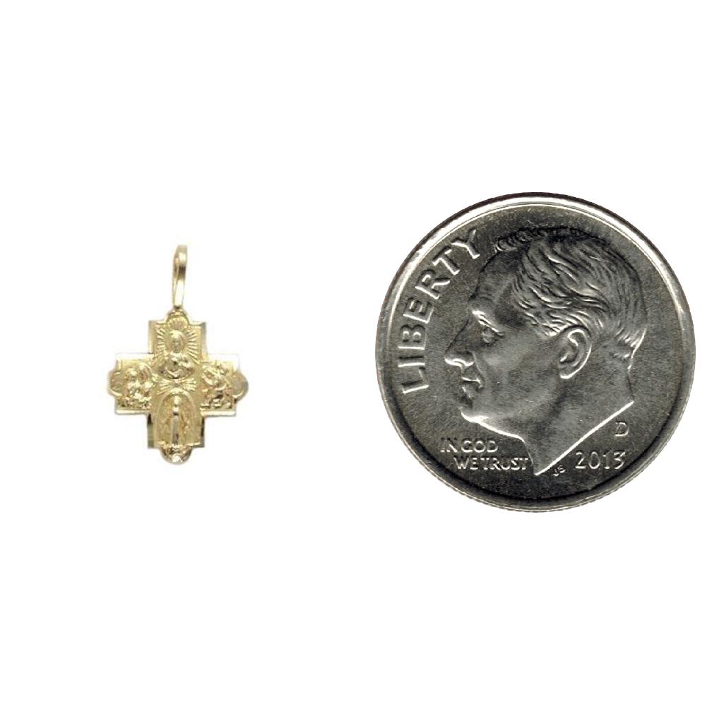 Last Rites Charm 14k Gold 18mm
