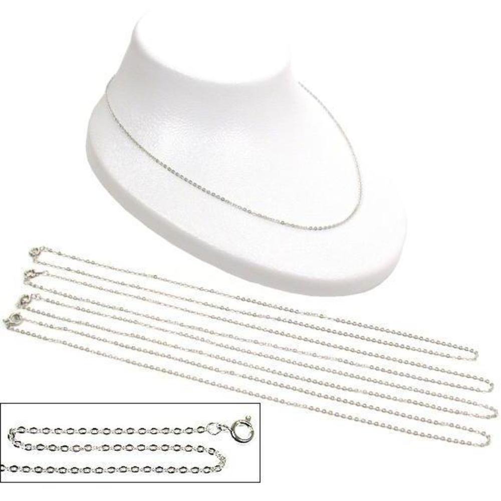 Cable Chains Gold Plated 18" 5Pcs