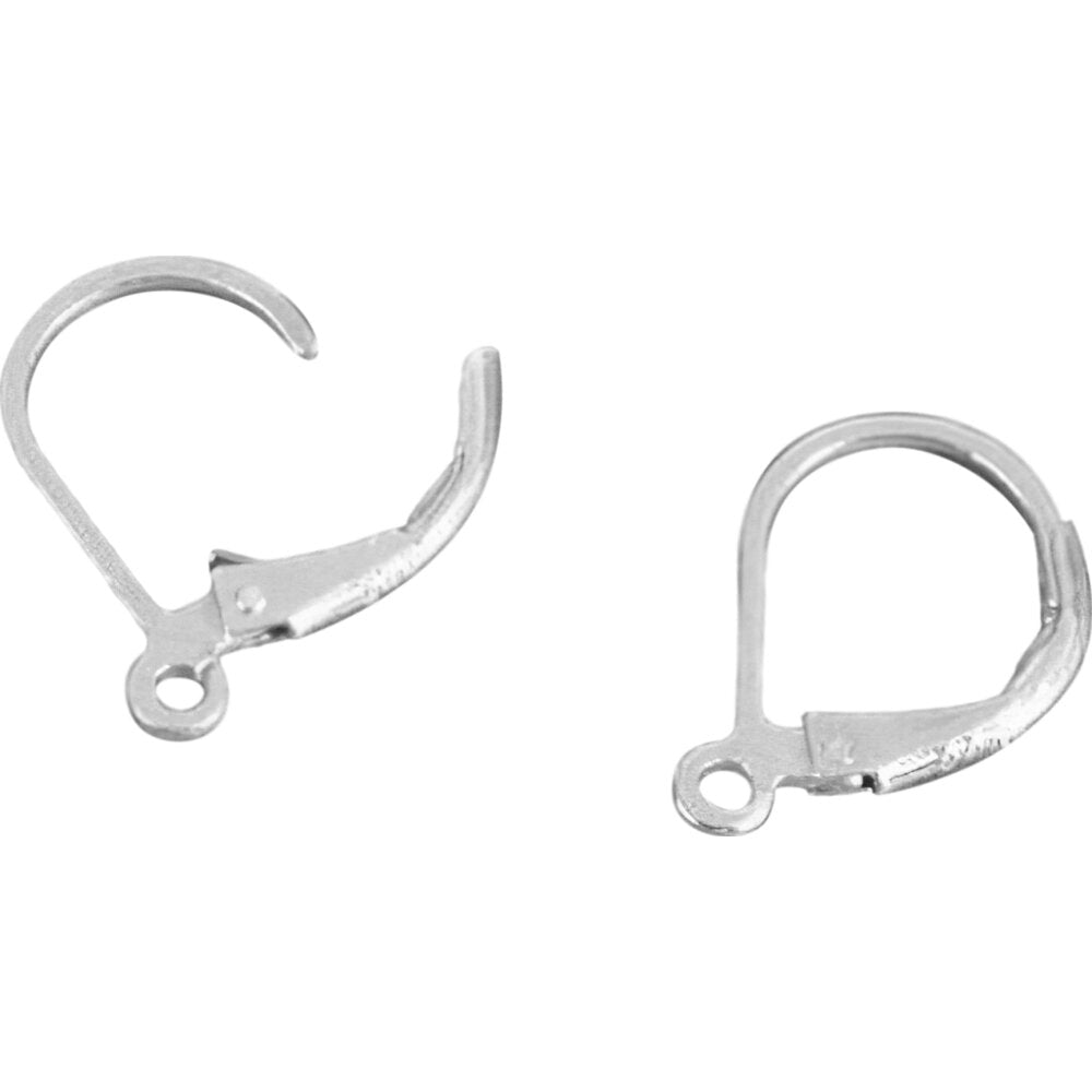 Leverback Earrings Sterling Silver 16mm 1 Pair