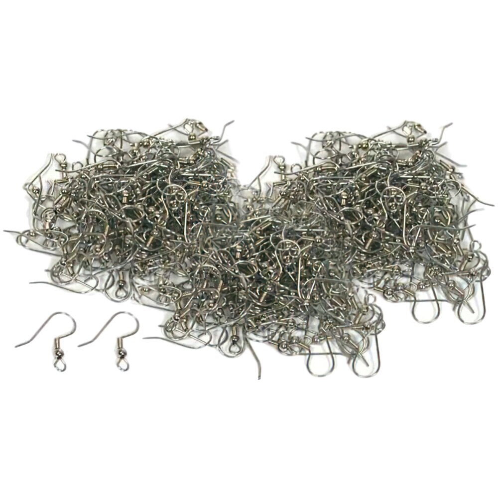 432 Surgical Steel Shepherd Hook Earrings Jewelry Making 22 Gauge 19mm x 8.5mm