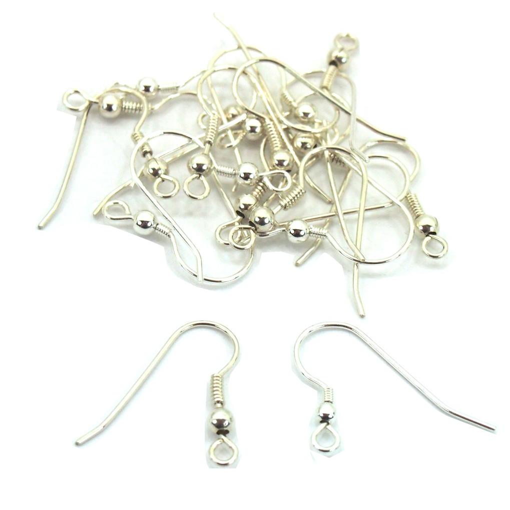 18 Sterling Silver Shepherd Hook Earrings Jewelry Making 22 Gauge 20mm