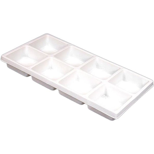 8 Compartment Display Tray Insert Plastic 14 1/8"
