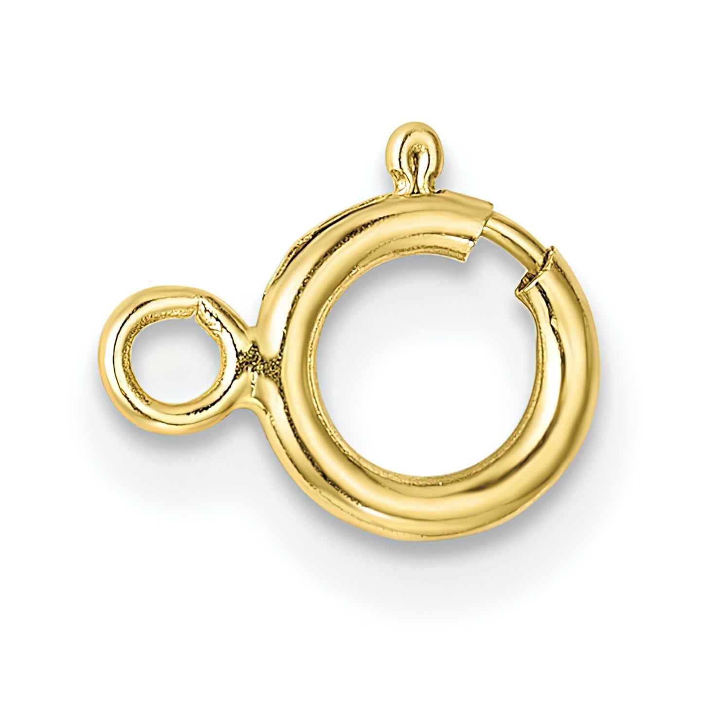 10K Gold Spring Ring Clasp (5.50mm to 6.00mm)
