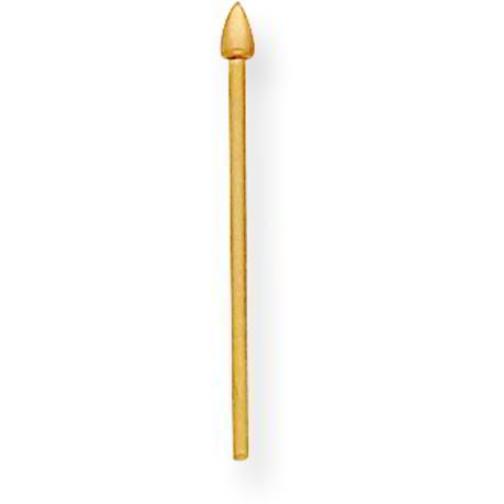 18K Gold Pin Stem