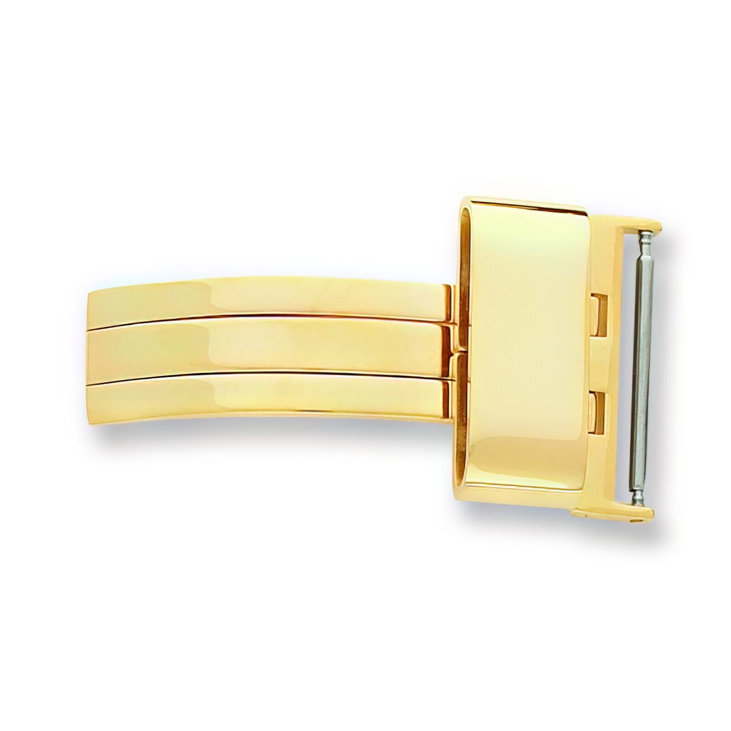 de Beer Gold-Tone Deployment Watch Buckle (10 to 22mm)