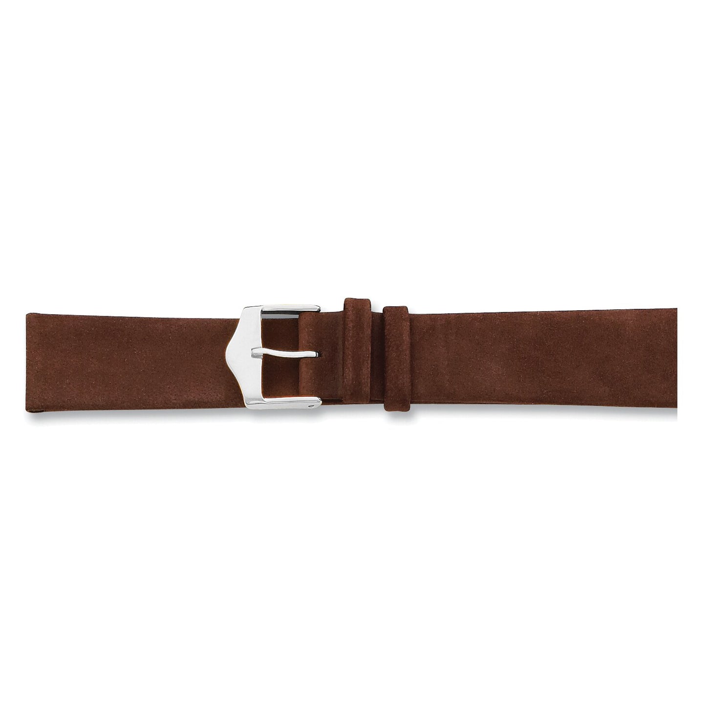 de Beer Brown Suede Leather Watch Band (12 to 20mm)