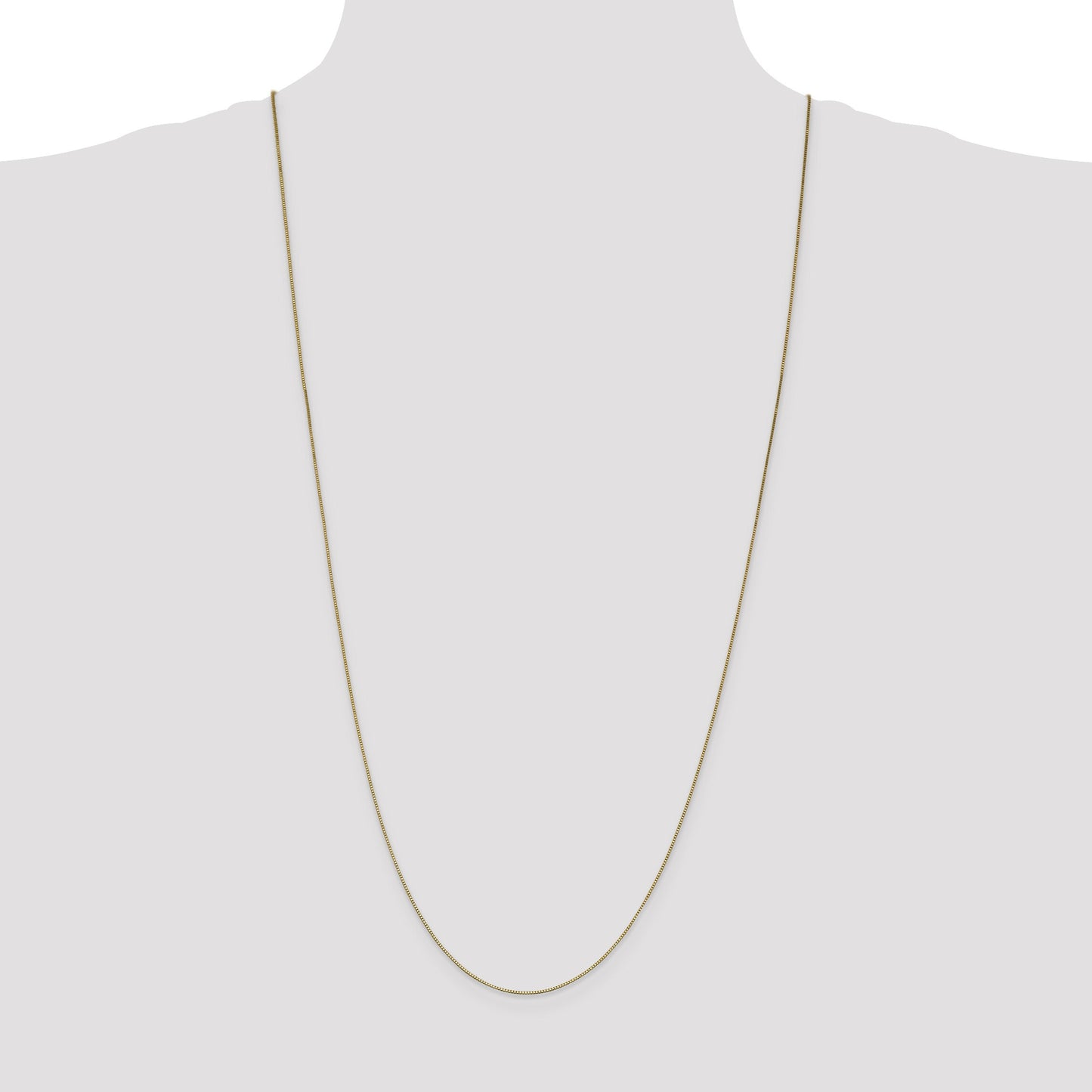 14K Gold .7mm Box Chain