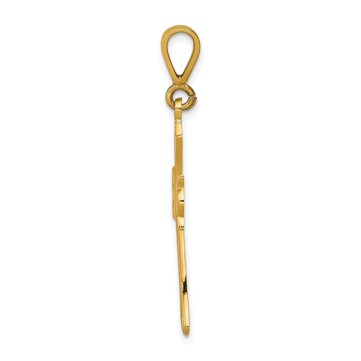 14K Gold Cross Pendant