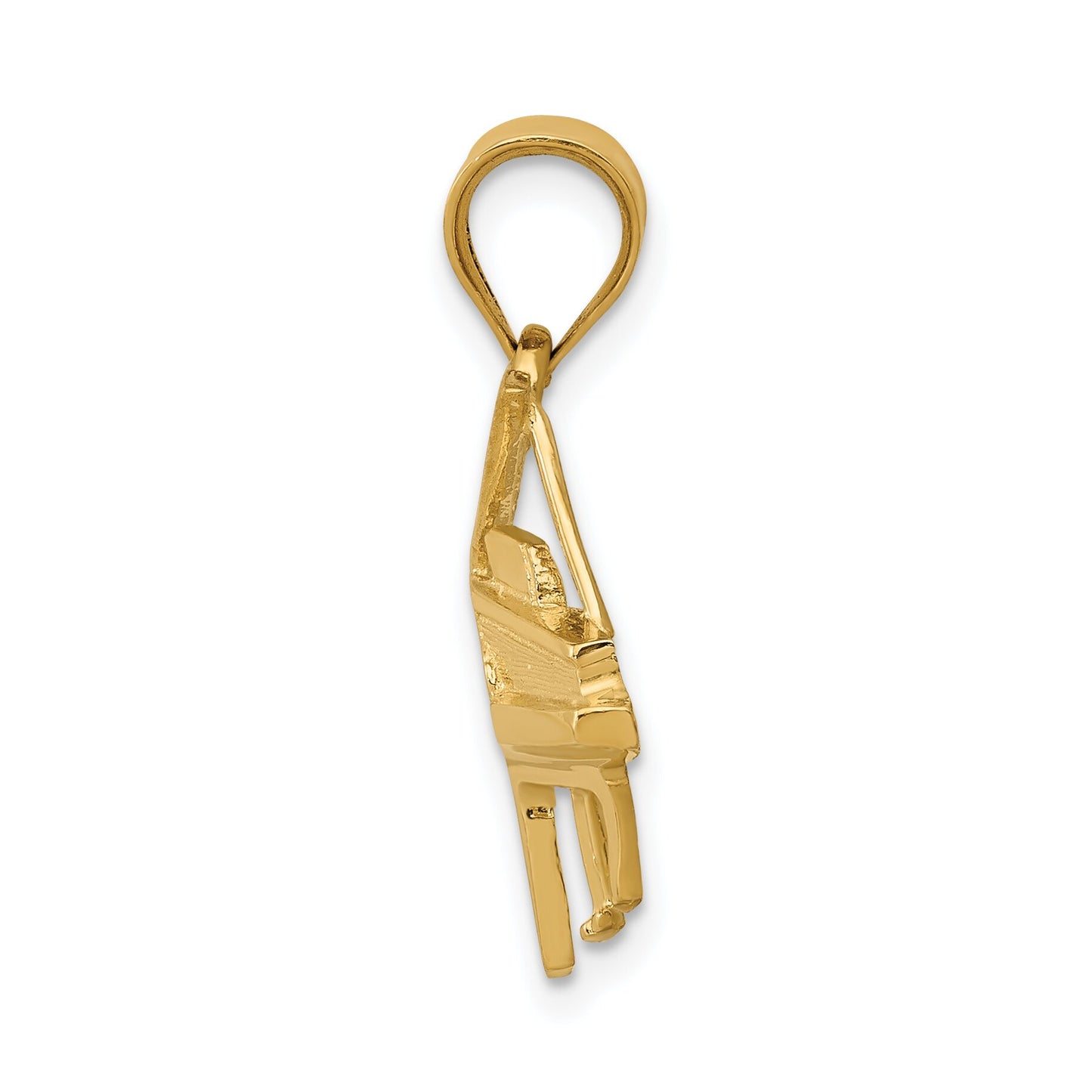 14K Gold Piano Charm
