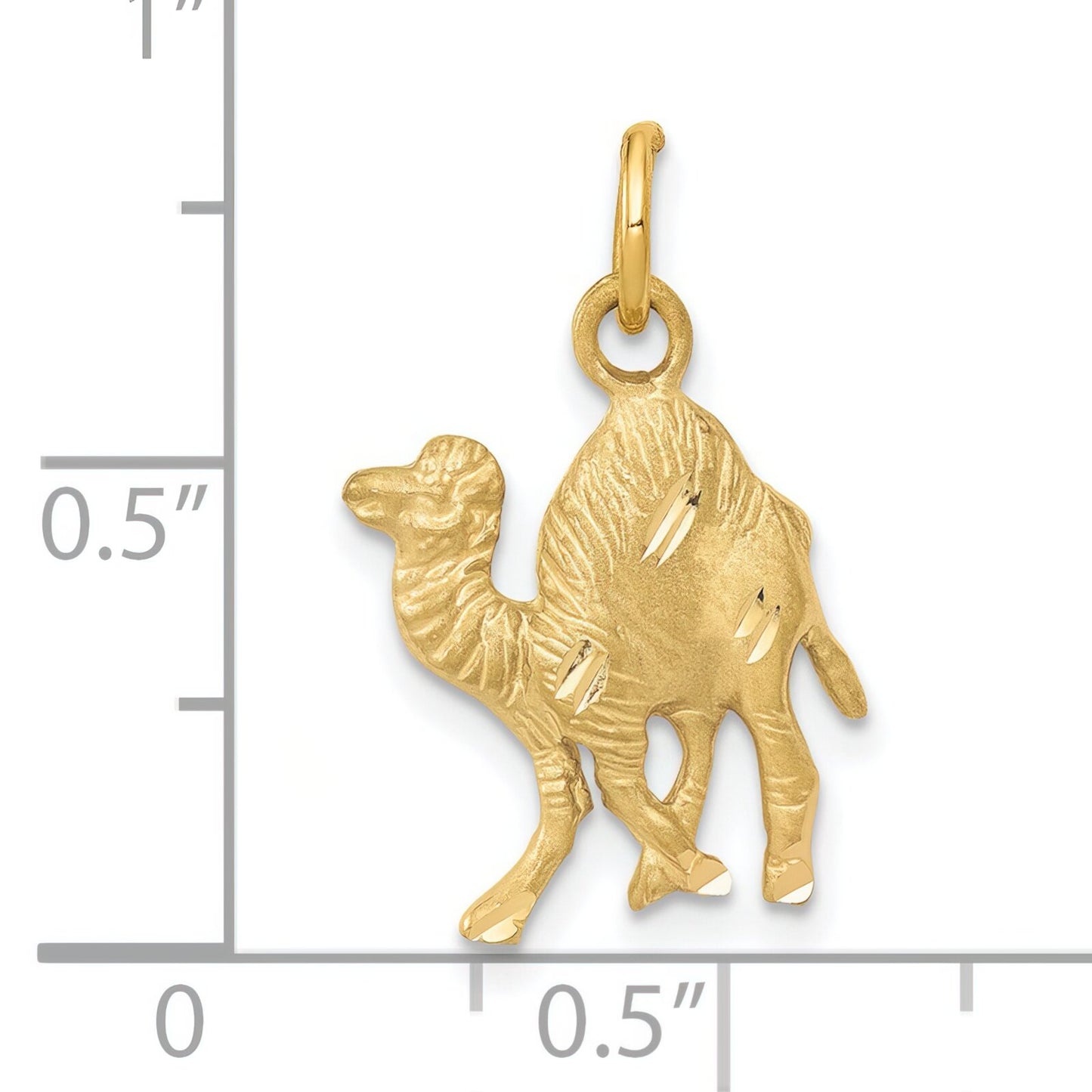 14K Gold Camel Charm