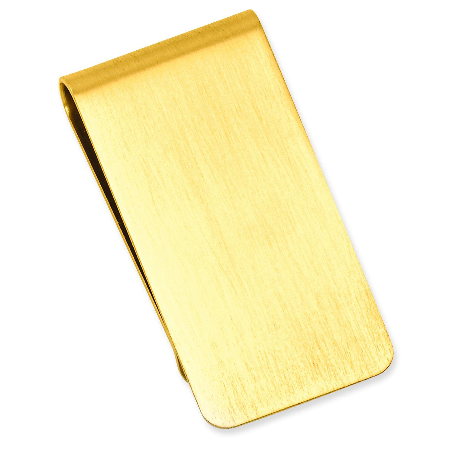 Gold Plated Rectangle Money Clip