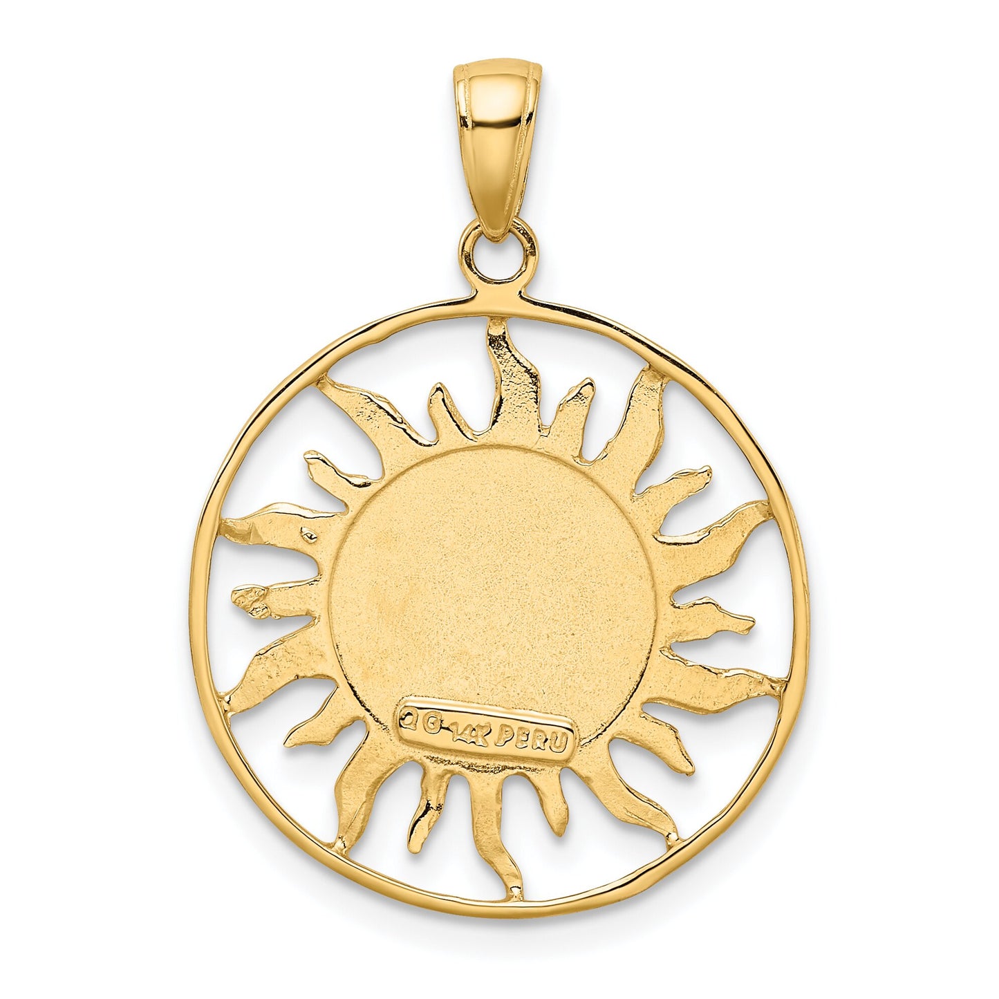 14K Gold Sun Moon & Star Charm