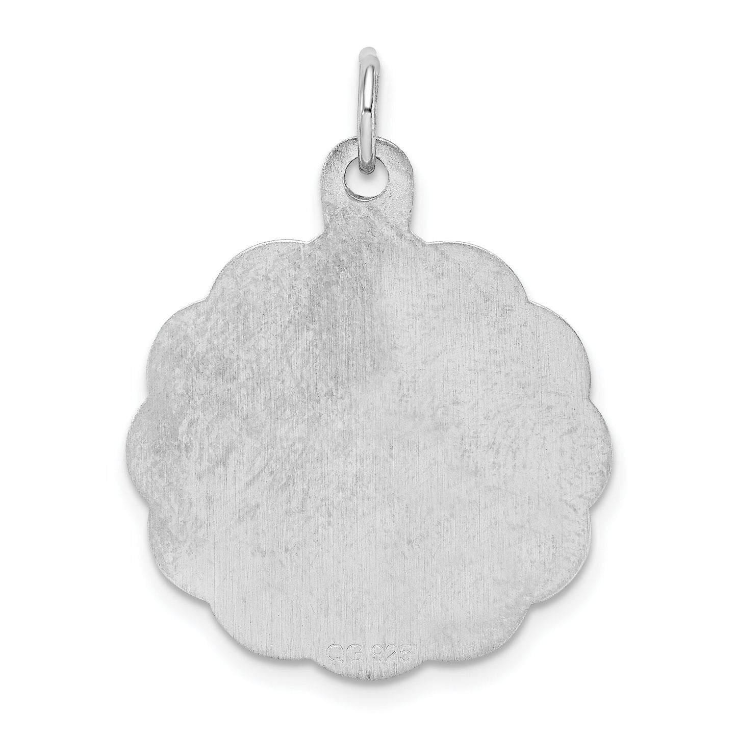 Sterling Silver 25th Anniversary Disc Charm