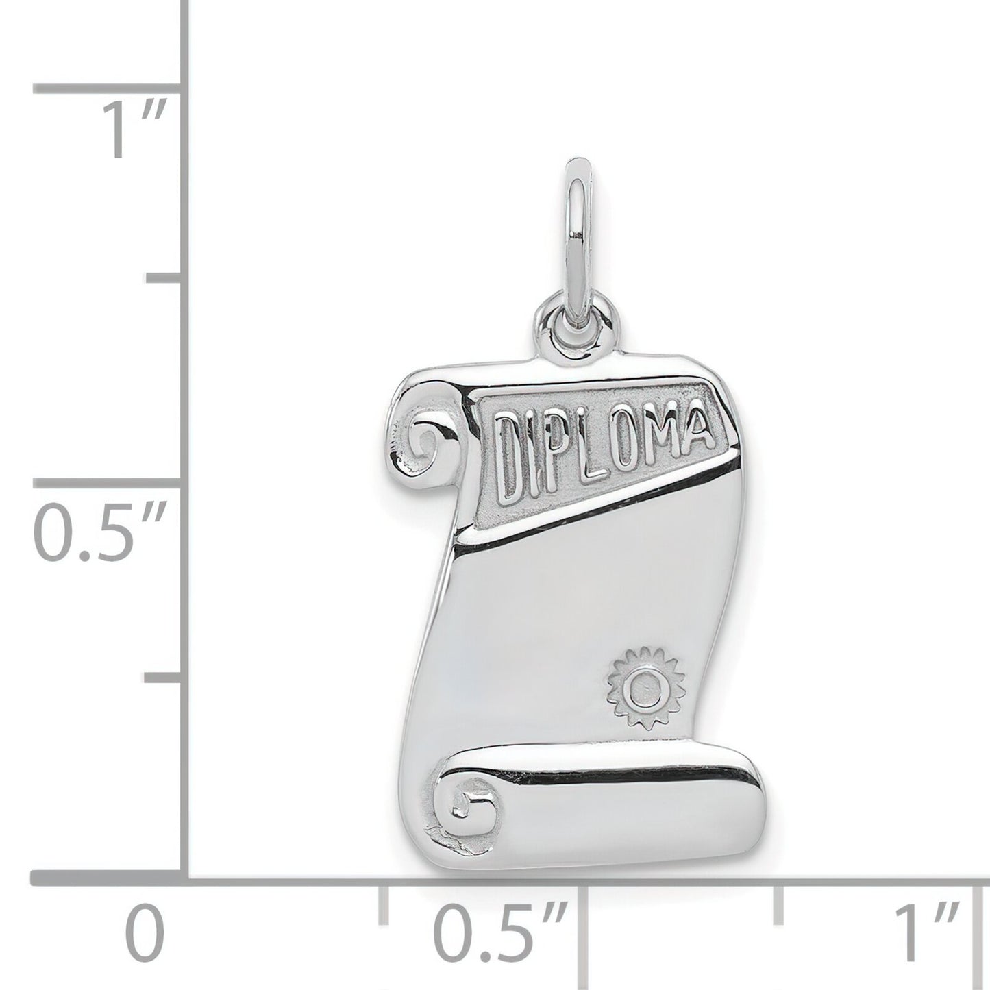 Sterling Silver Diploma Charm