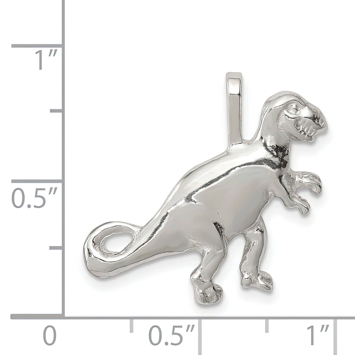 Sterling Silver T-Rex Pendant
