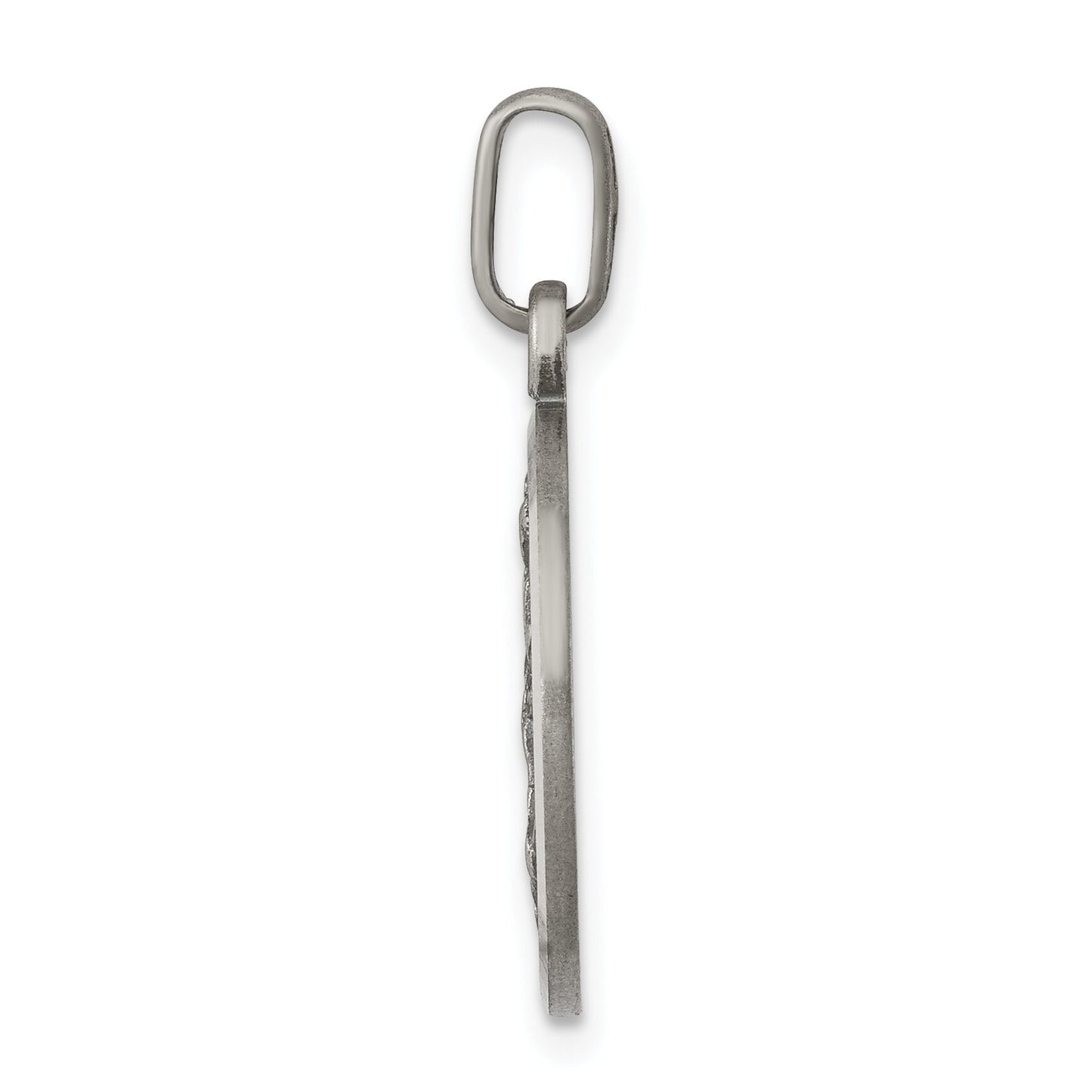 Sterling Silver Saint Michael Round Medal