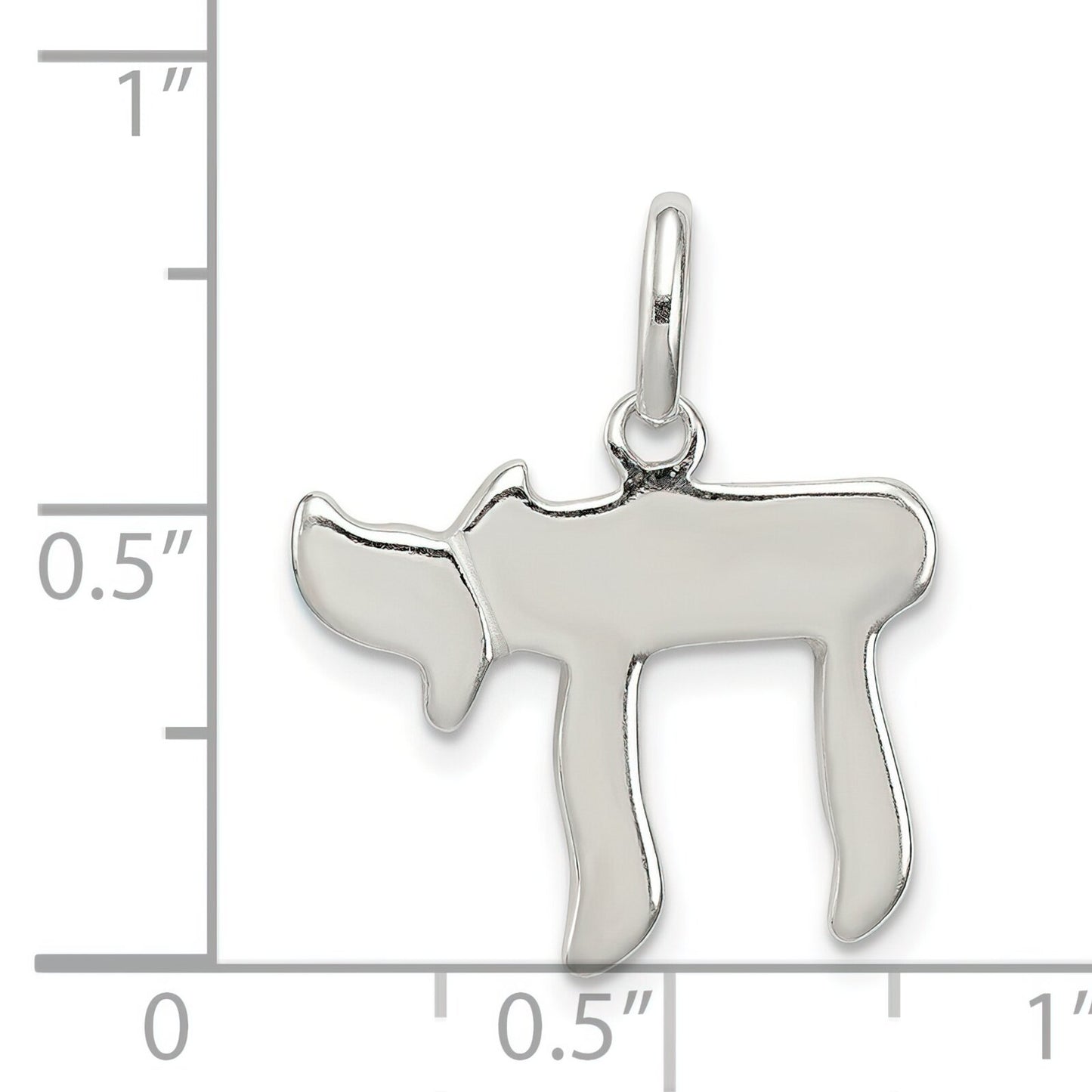 Sterling Silver Chai Charm