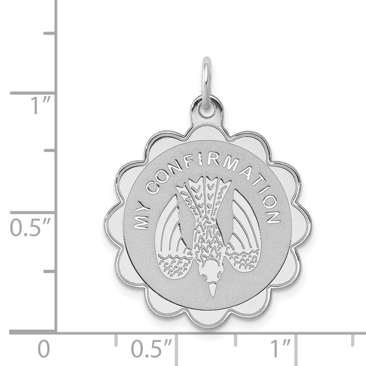 Sterling Silver Confirmation Charm