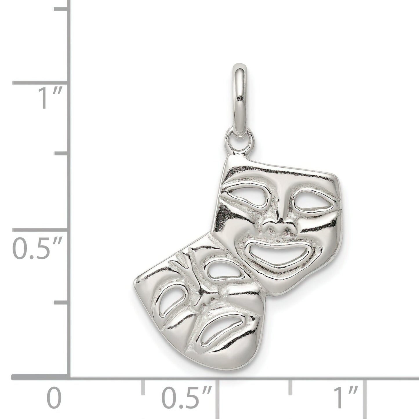 Sterling Silver Comedy & Tragedy Charm