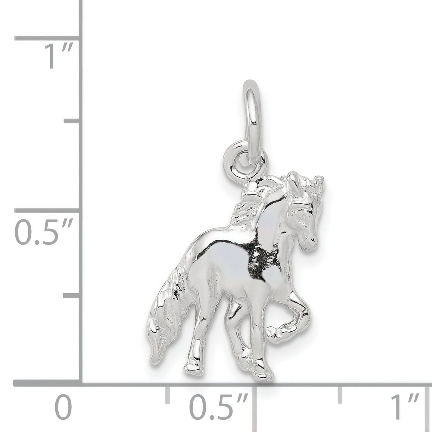 Sterling Silver Horse Charm Jewelry Mustang Jewelry