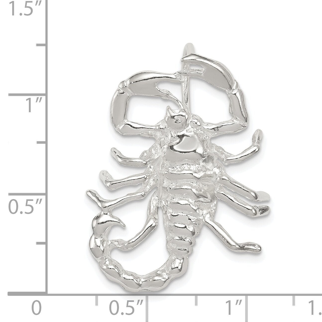 Sterling Silver Scorpion Charm