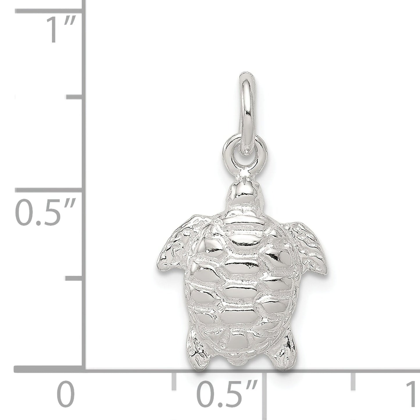 Sterling Silver Sea Turtle Charm