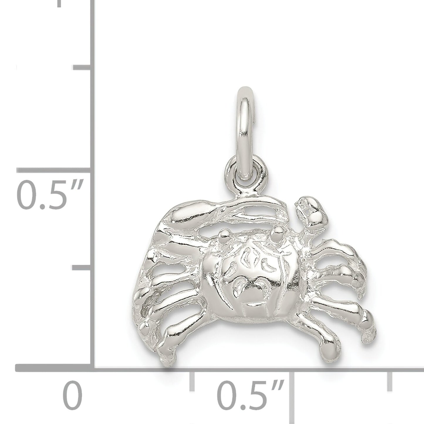 Sterling Silver Crab Charm