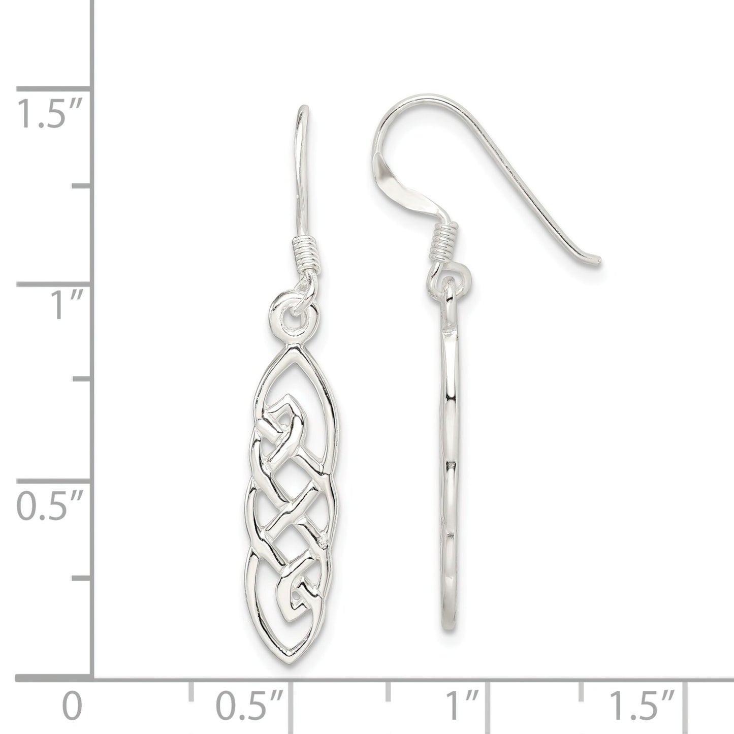 Sterling Silver Celtic Knot Earrings Ear Jewelry