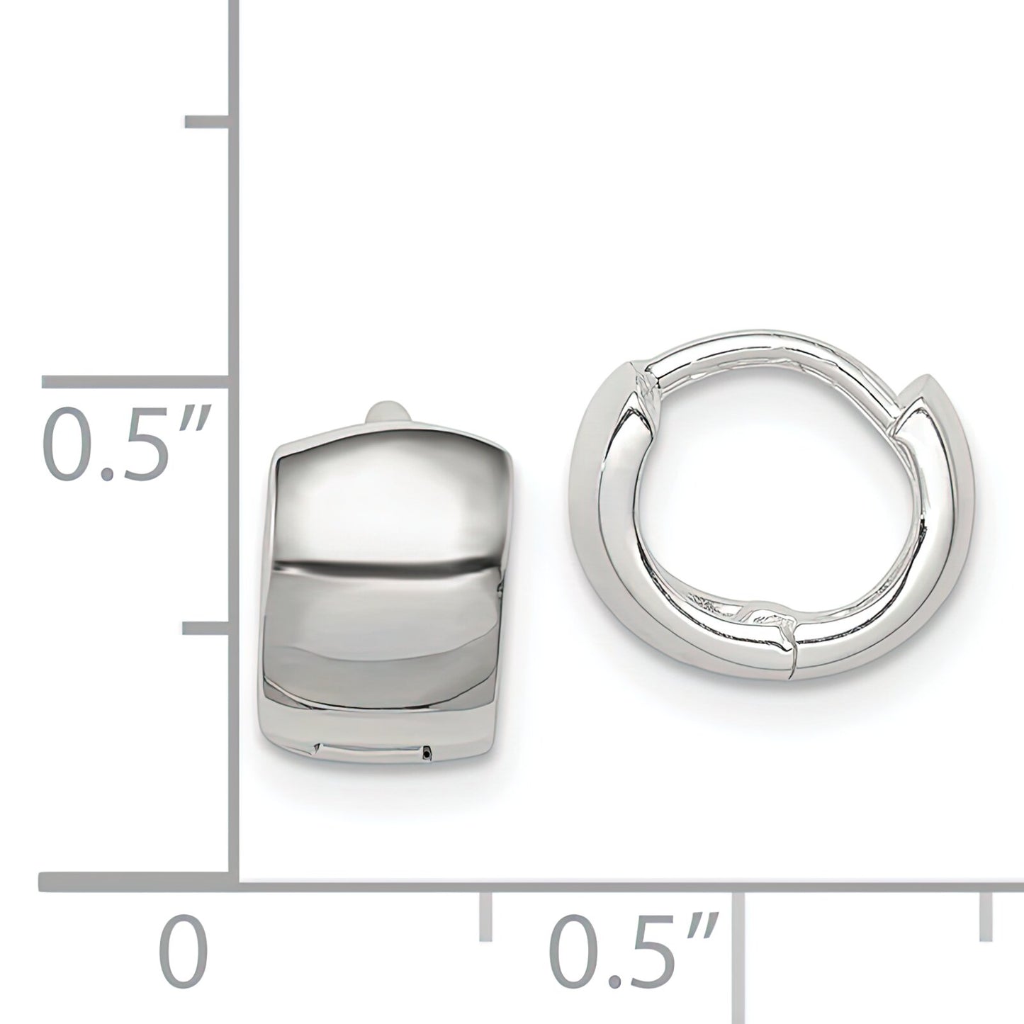 Sterling Silver Huggie Hoop Earrings Ear Jewelry