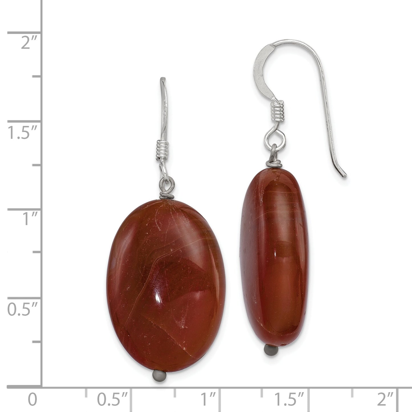 Sterling Silver Sardonyx Dangle Earrings