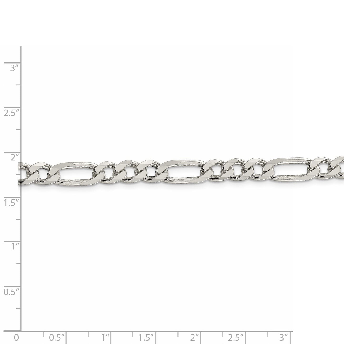 Sterling Silver Figaro Chain