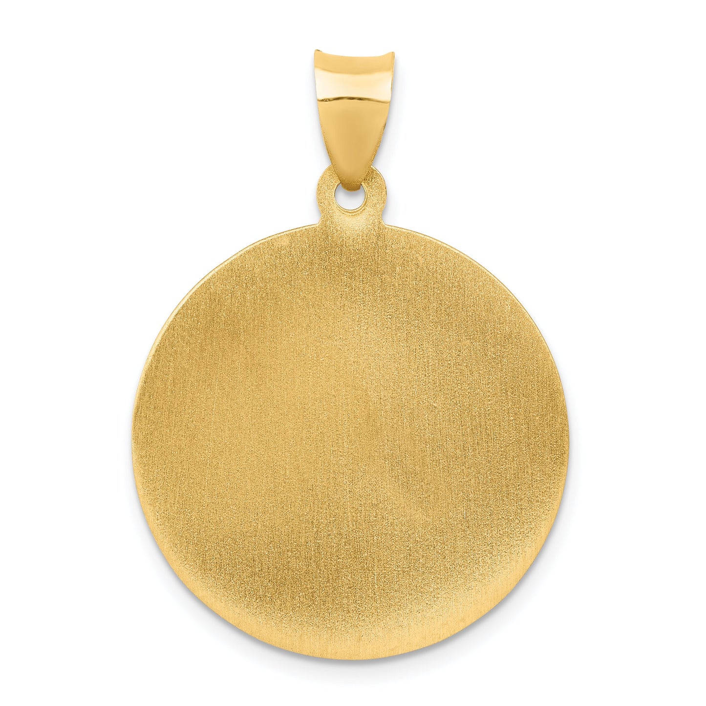 14K Gold Saint Michael Medal Pendant