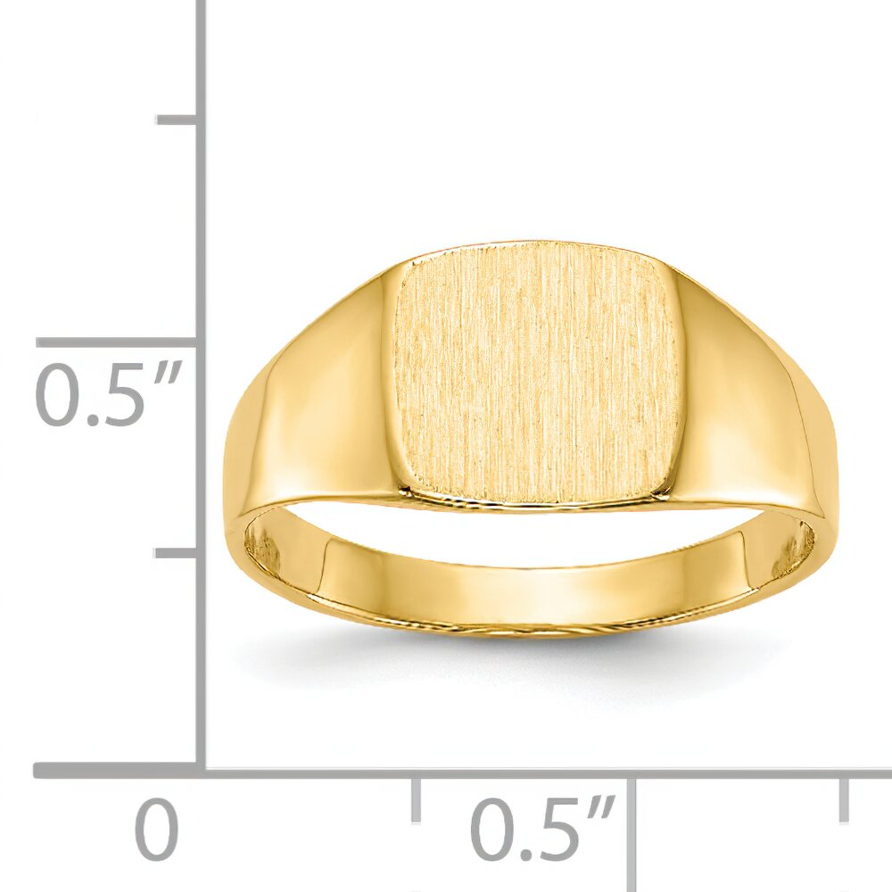14K Yellow Gold Mens Signet Ring Jewelry Size 7