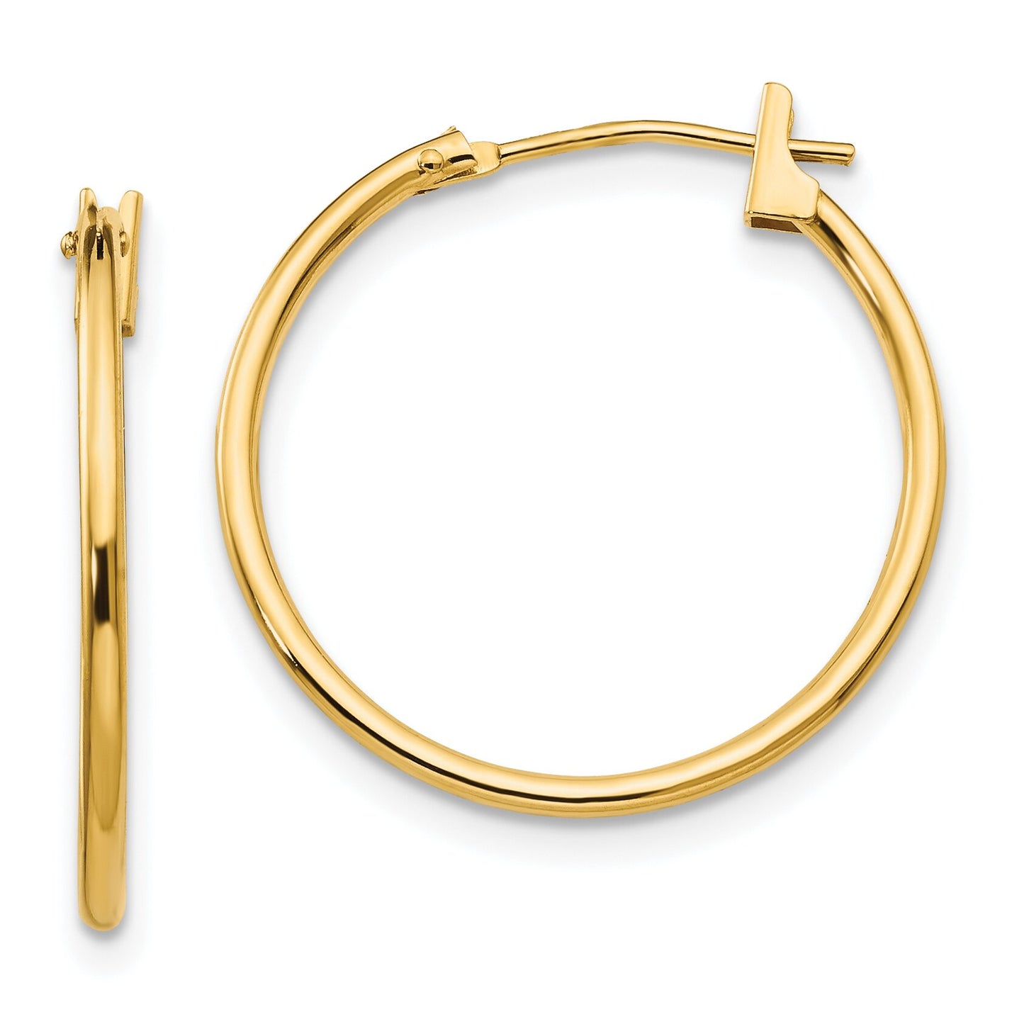 14K Gold Hoop Earrings