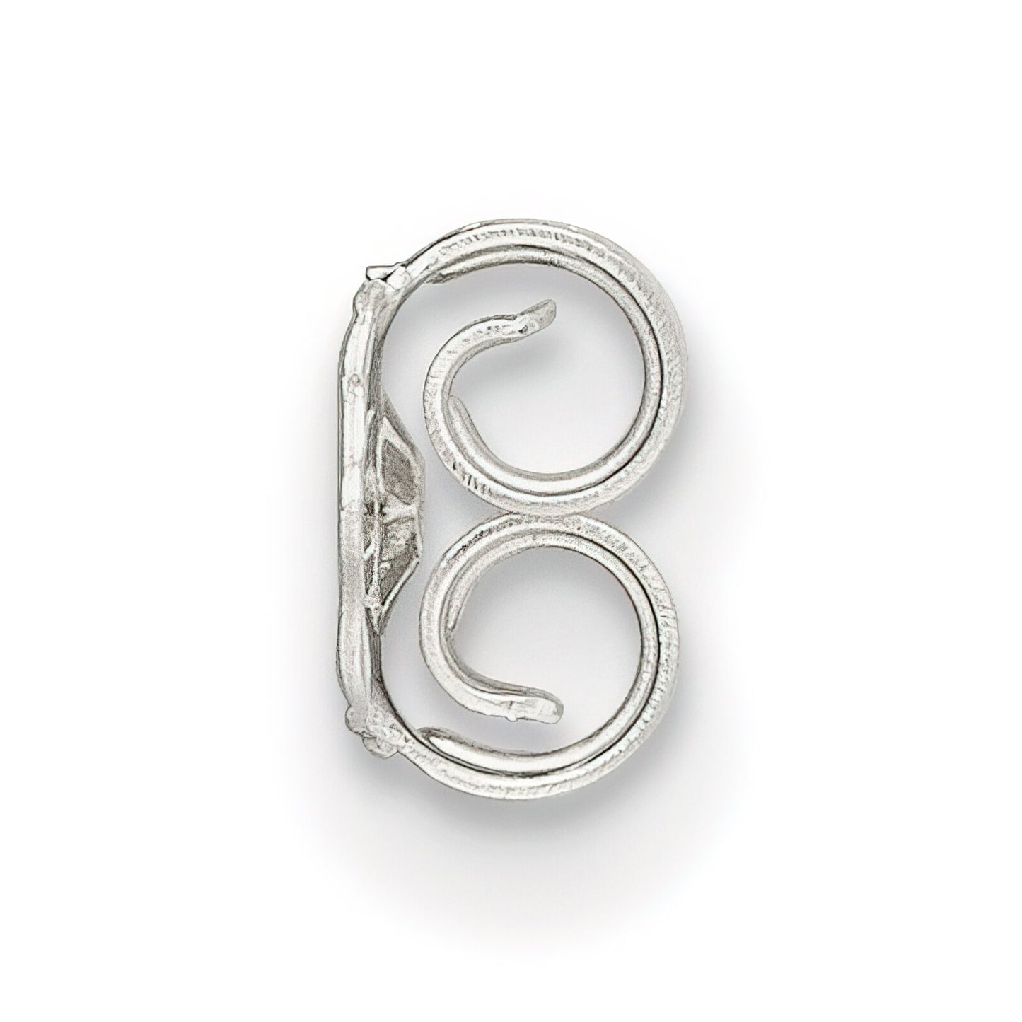 Sterling Silver Medium Earring Backs 12Pcs
