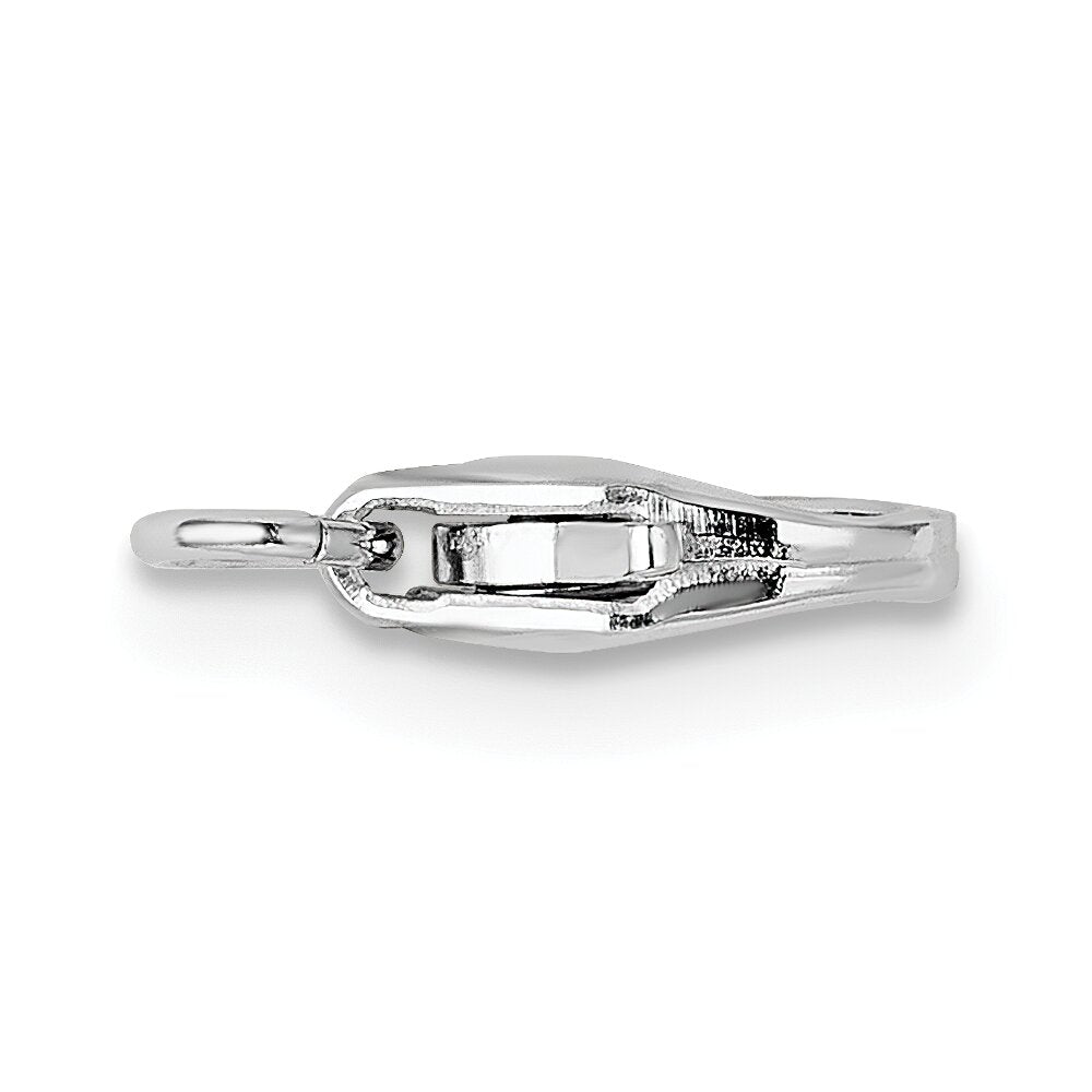 14K White Gold Lobster Clasp w/Jump Ring (10.20mm to 13.80mm)