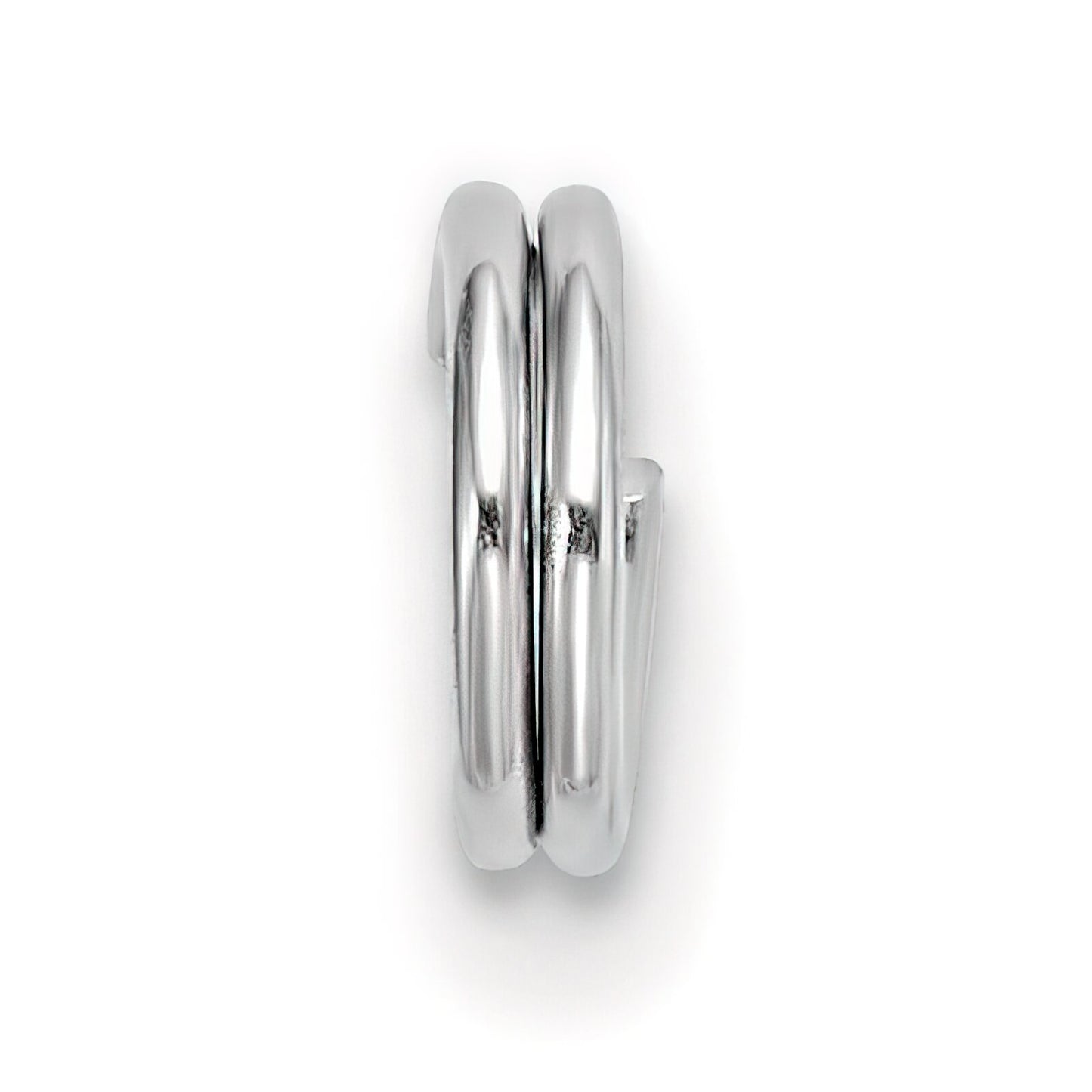 14K White Gold Split Rings