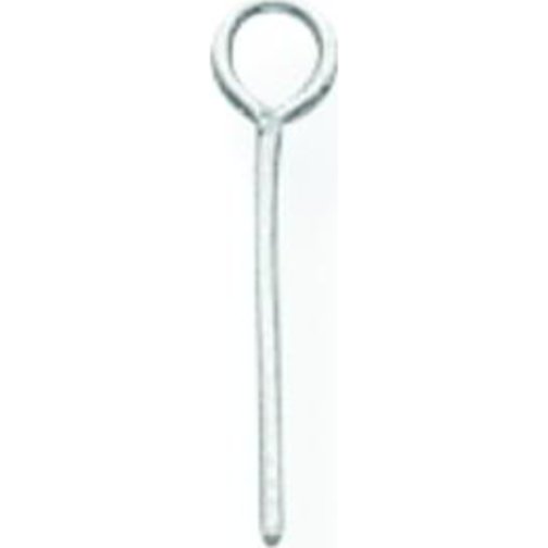 14K White Gold Eyepin (12.00mm to 25.00mm)