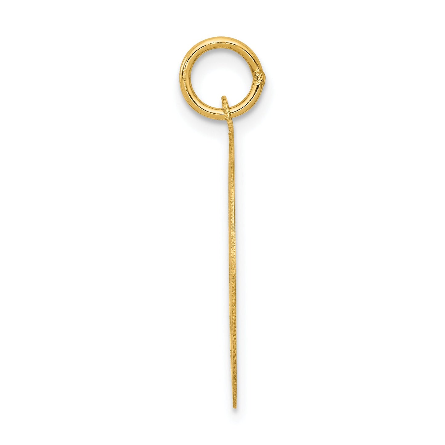 14K Gold Shih Tzu Disc Charm