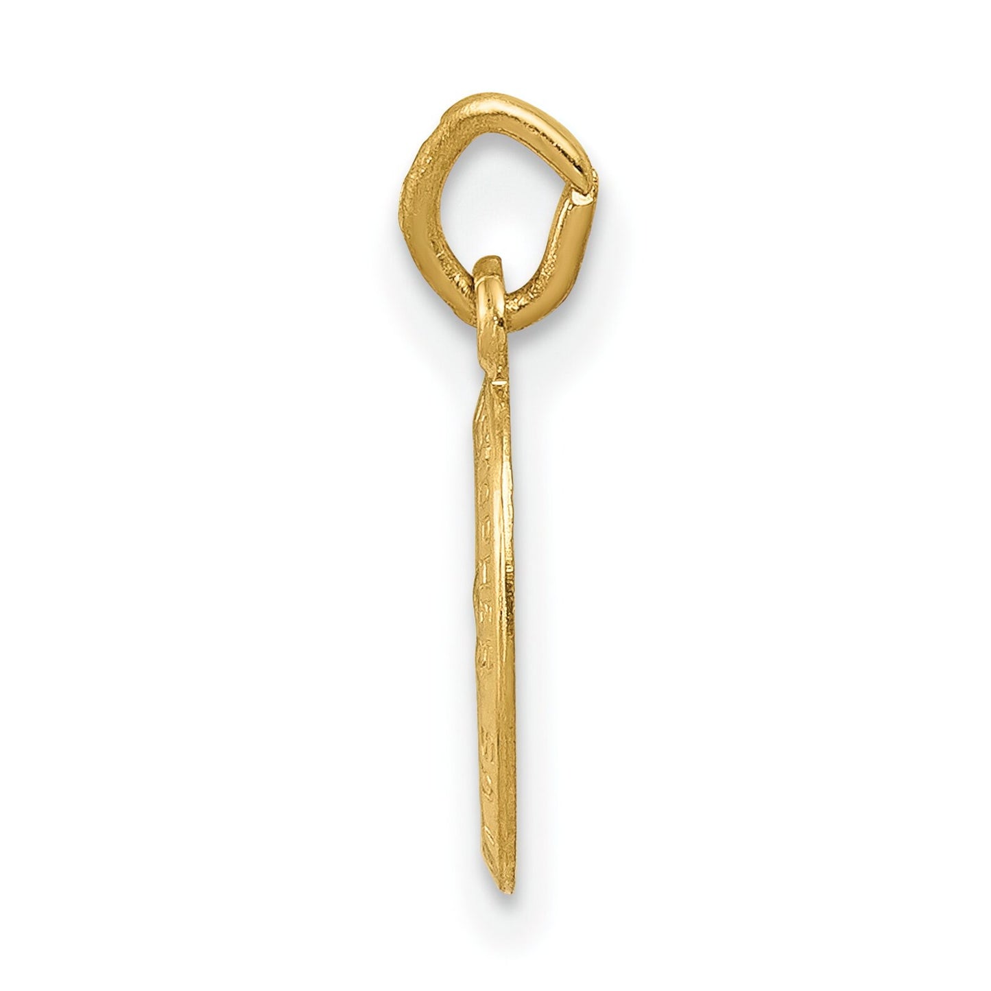 14K Gold Saint Christopher Medal Charm