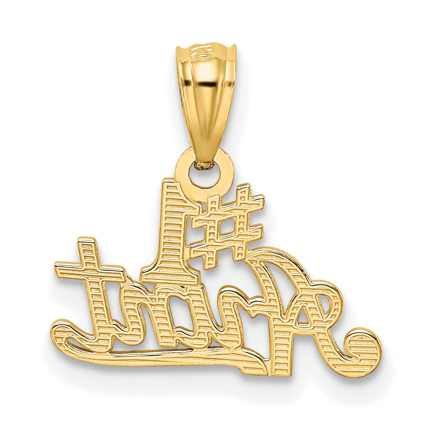 14K Gold #1 Aunt Pendant