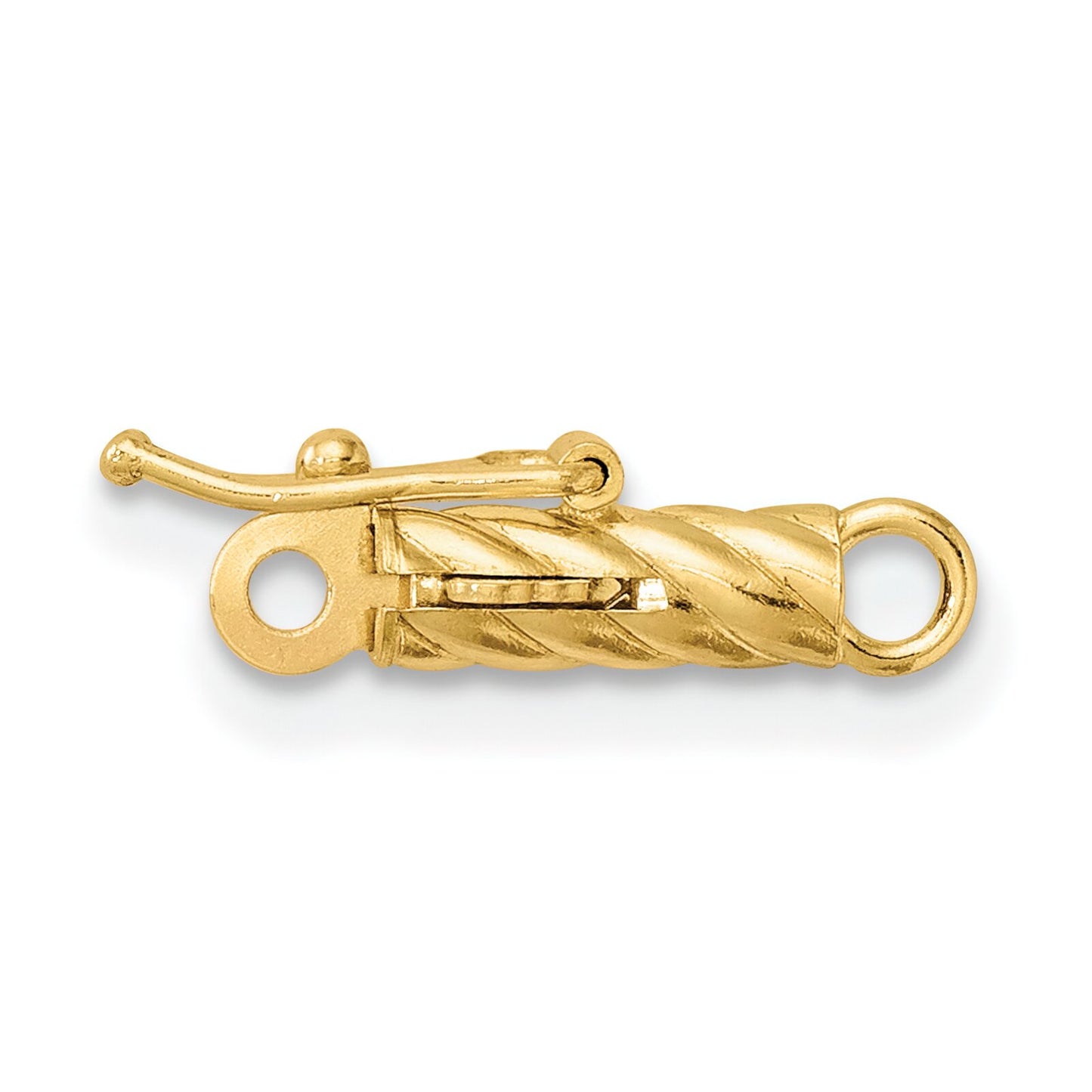 14K Gold Barrel Clasp 8mm