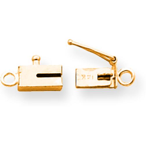 14K Gold Barrel Clasp Replacement Tongue 7.6x3.7mm