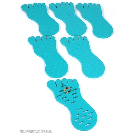 Toe Ring Display Foam 7 1/2" 6Pcs