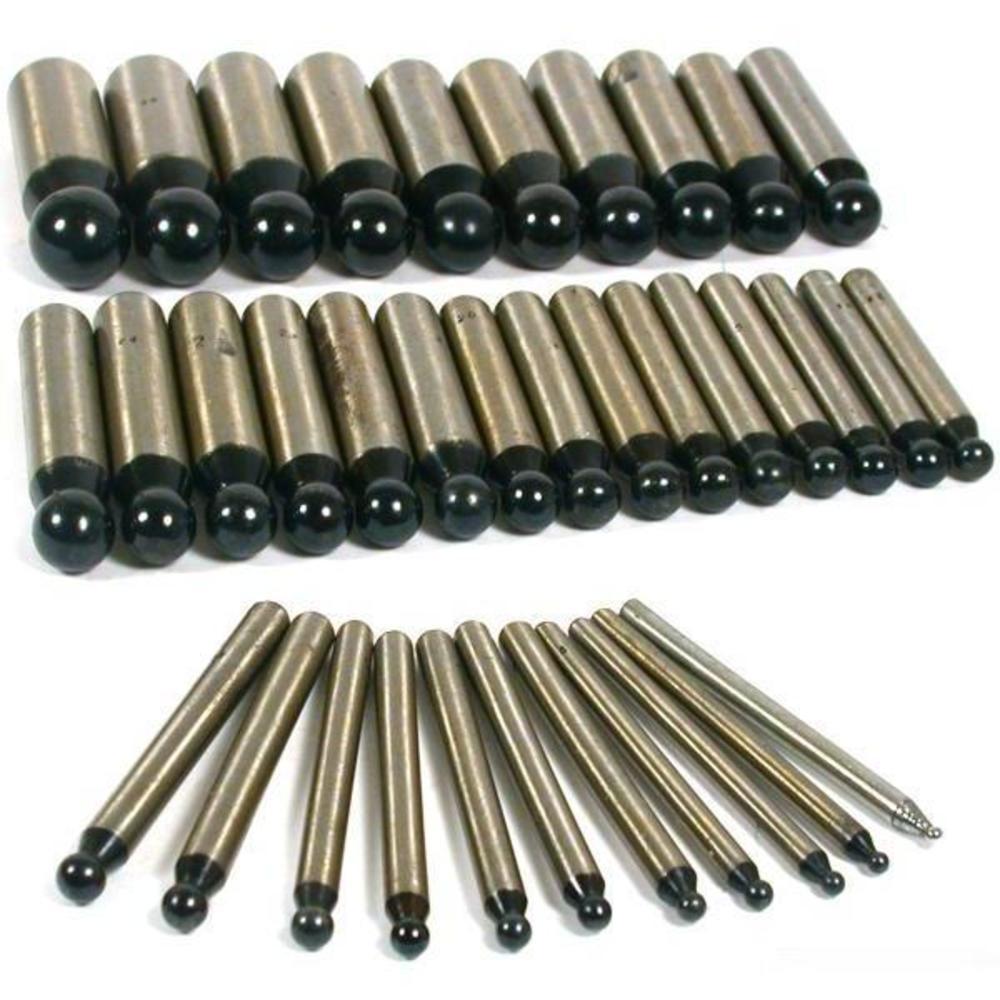 37 Dapping Punches Doming Block Jewelers Bench Tools