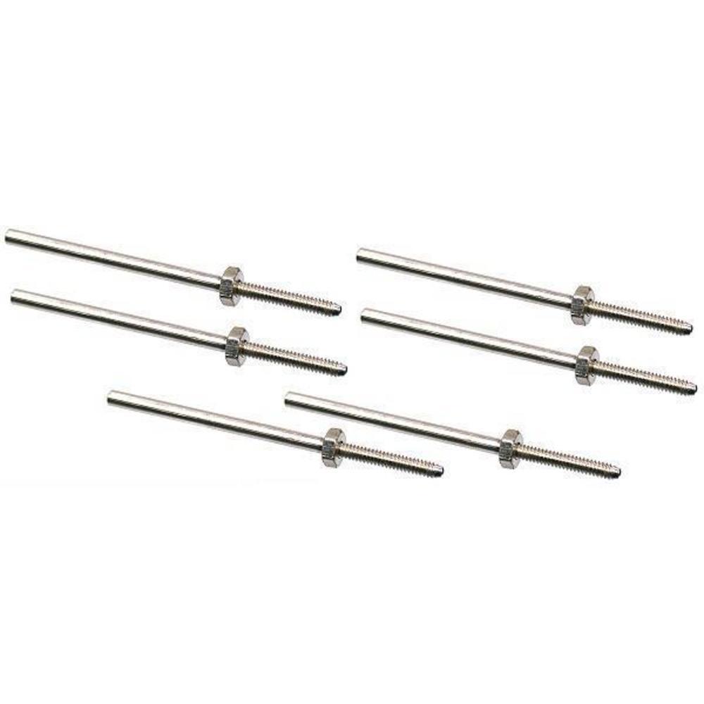 Threaded Mandrels 3/32" 6Pcs